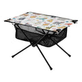 Outdoor Elephant Beach BBQ Giraffe Table Table Folding for Table Compact Fishing Portable Camping Storage Cartoon with Bag Bear Travel Fox Picnic