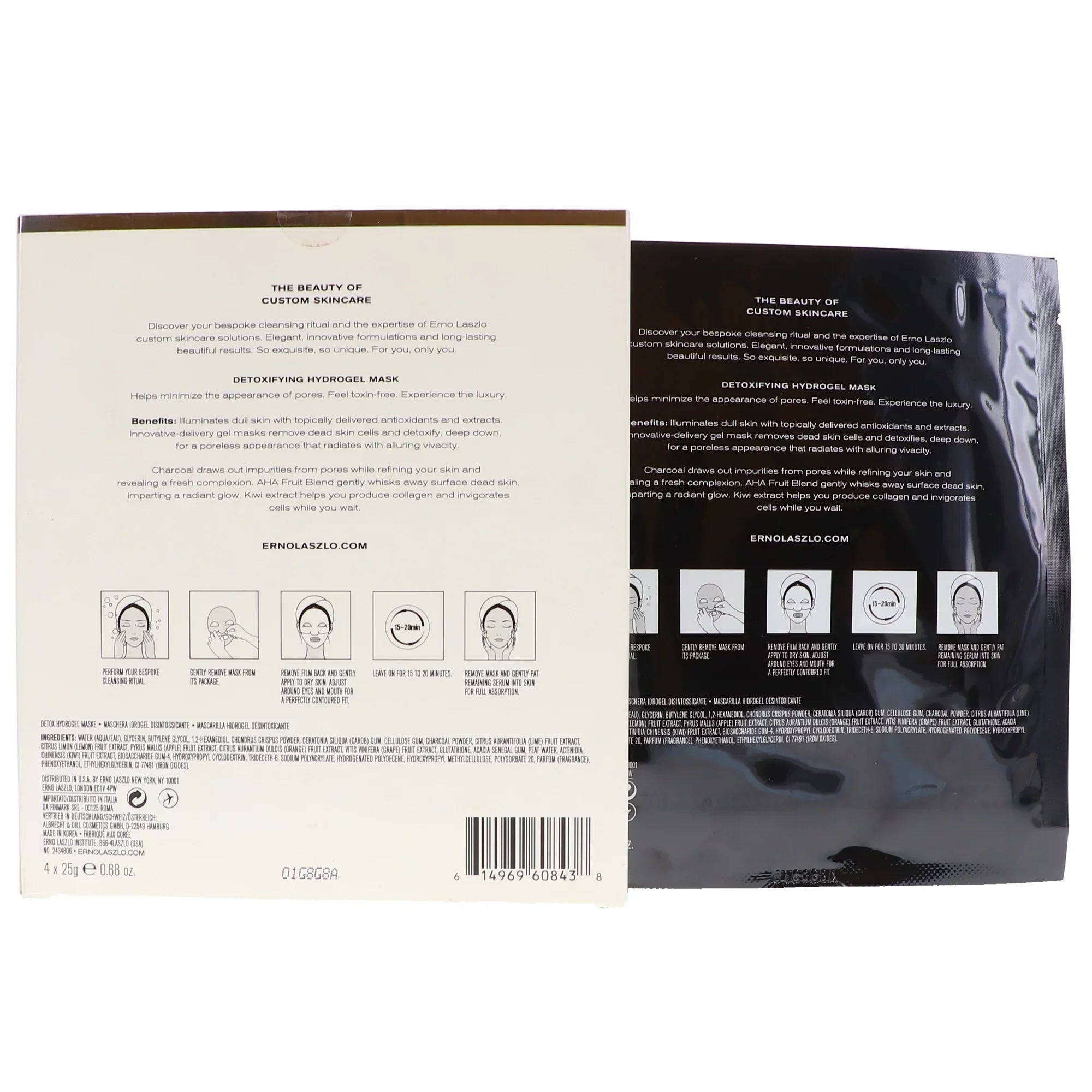 0.88 for Sheet Detox Hydrogel oz by Laszlo x Exfoliate Erno Women Mask & Mask - Detoxifying 4