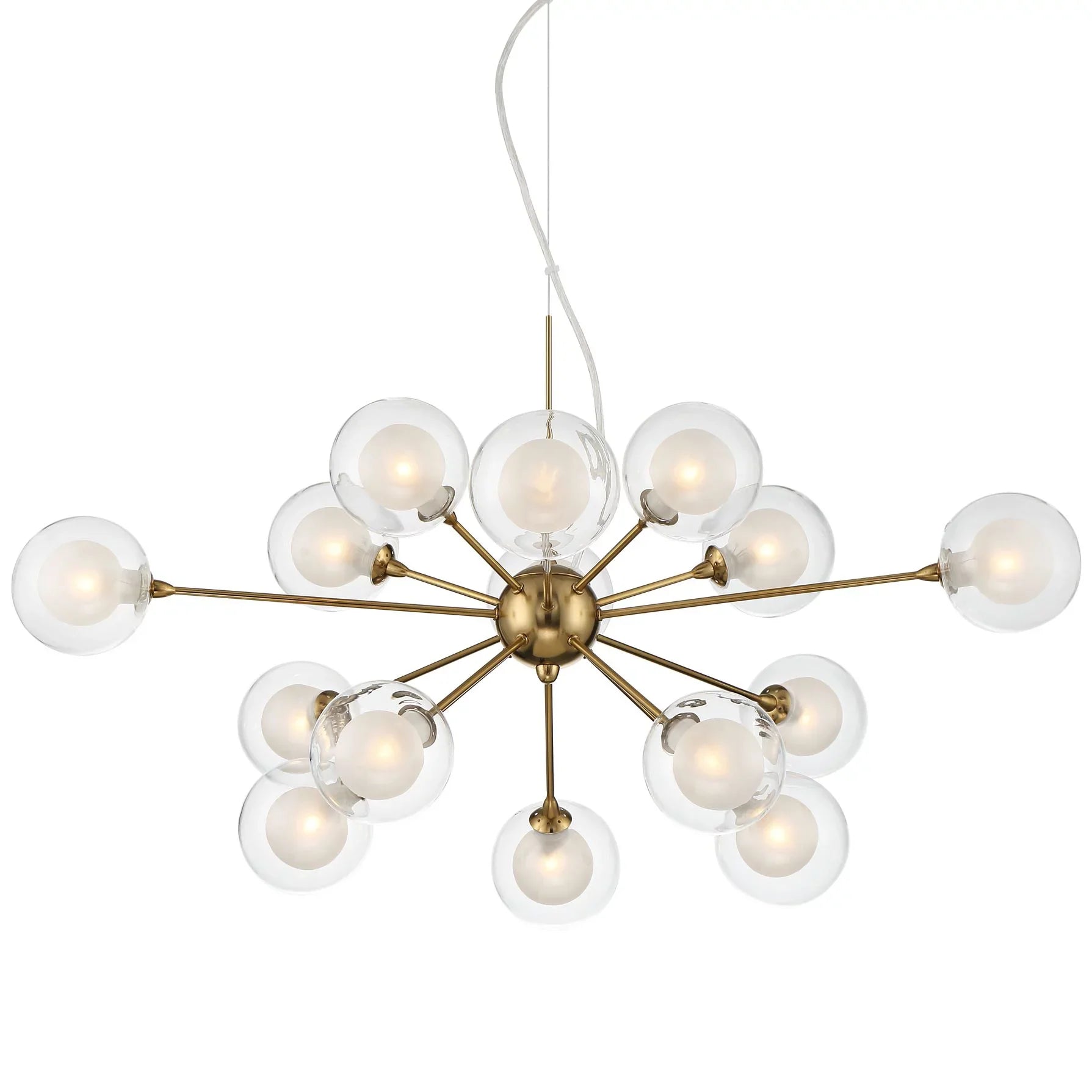 for Room Fixture Euro Antique Dining Shade Spheres Chandelier Kitchen Wide Sputnik Mid Possini Brass 15-Light 30" Island Design Century Modern Glass
