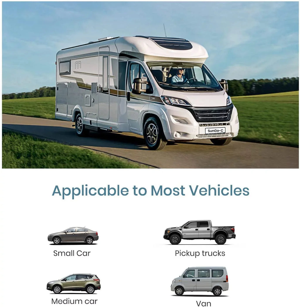 Night Vision Solar Backup Wiring Digital Pro BOSCAM Install Wireless No Camera Vehicle, DIY Rear Camera with No Wireless View Drilling SunGo for Most