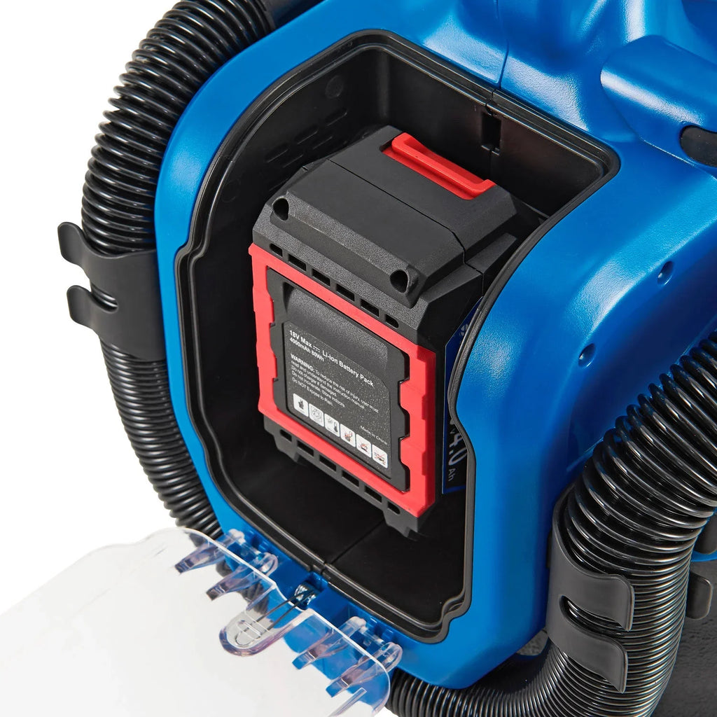 Gallon Wet/Dry Inflate HEPA Vacuum Capacity Powered Air Adapter, with Battery 2