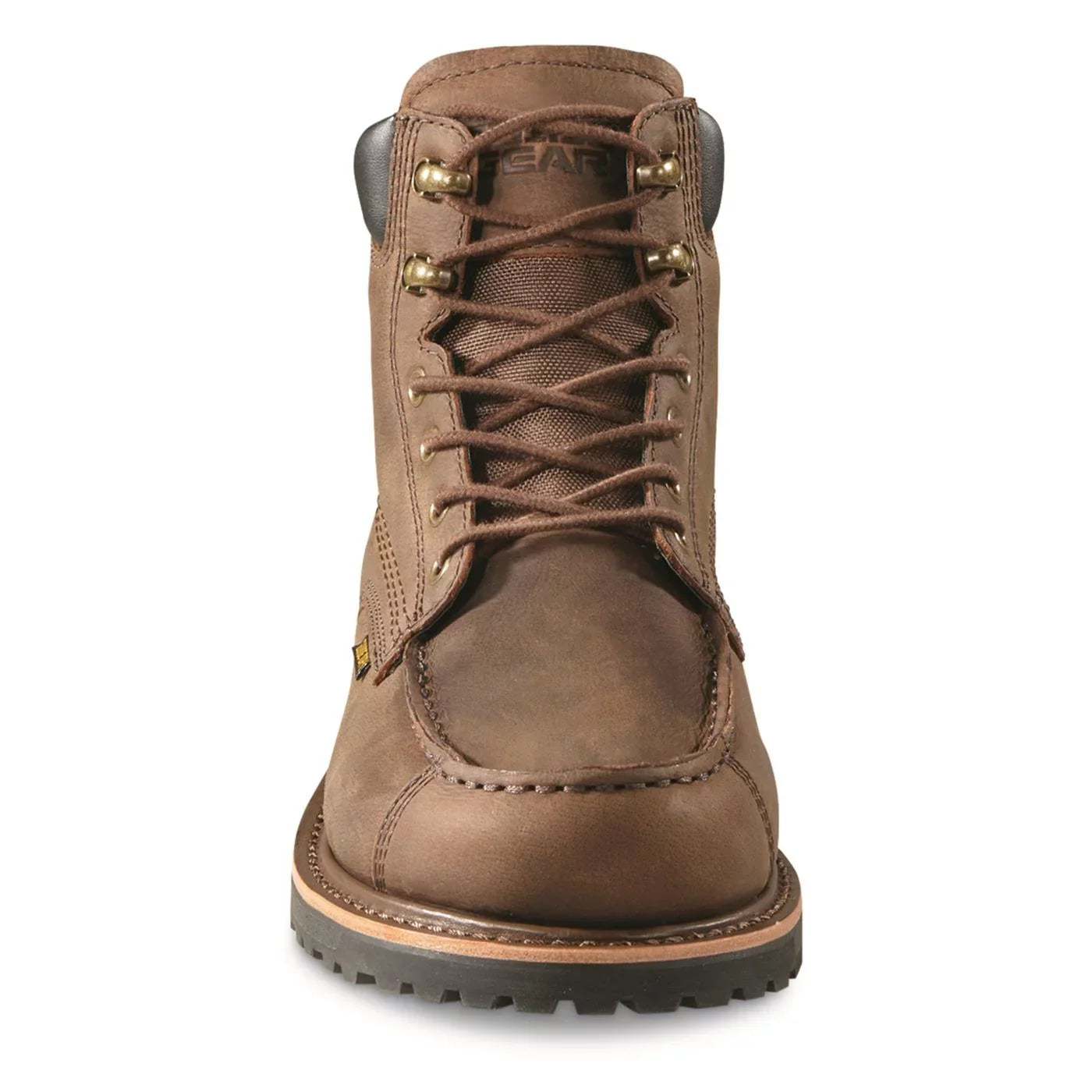 Guide Work Rugged Pull-On Boots Leather Moisture Timber Mens Gear Insoles, Waterproof Boot Shoes, Ankle Wicking Chukka