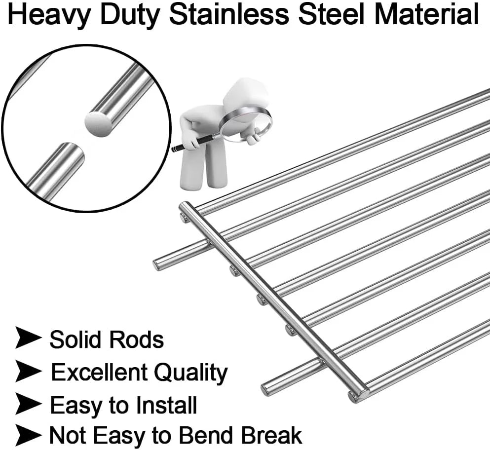 x 304 C, Weber Warming Replacement & Silver Steel 1000-5500, for 7513/88719 B in Genesis AOREWTGGH 700, for B&C, Grill Rack Spirit Rack 4.7 24.9 7513 4 Stainless Warming Gold x Weber Genesis
