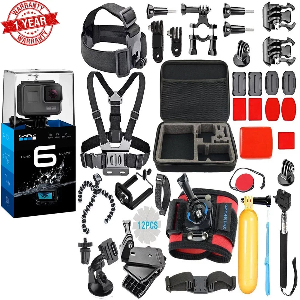 W/ Set Bundle Accessory HERO6 GoPro Black