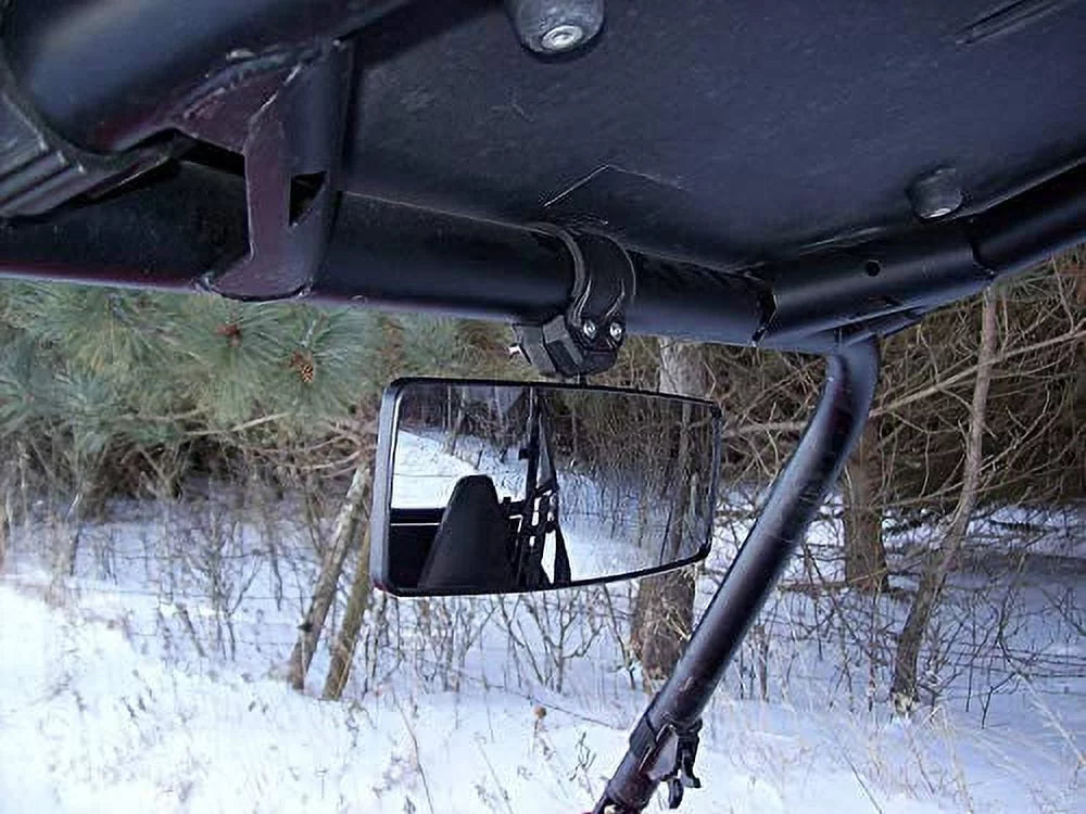 98310 REARVIEW Fits Polaris John MIRROR 1 Kawasaki Deer Universal UTV Kubota Bar Mount Yamaha Roll - 1/2"-2" Honda