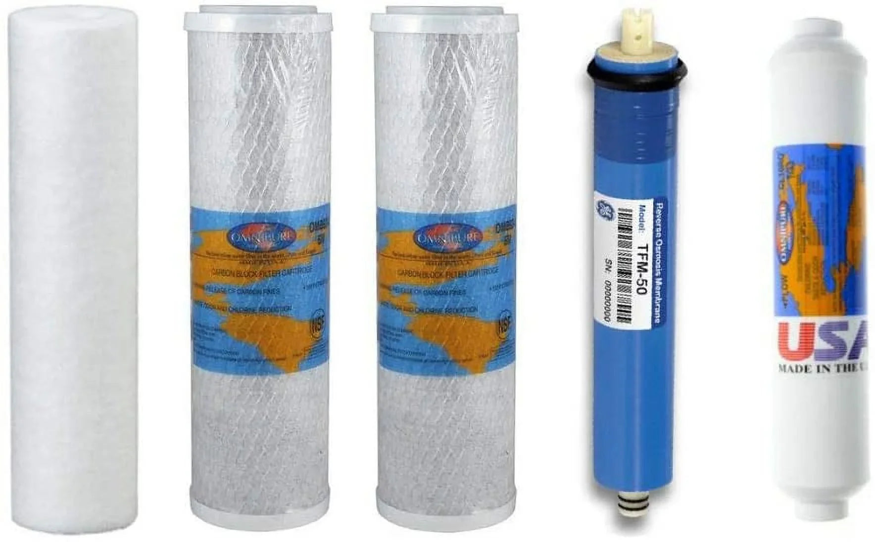 Kit Inc. Replacement Membrane Filter Annual Systems Industries PureValue Osmosis Reverse IPW with by 5EZ50 RO for