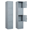 for for Lockable Door Storage Lockers 4 STANI Employees,71" Office Sundries,Gym,School Metal Cabinet Steel Staff,Home with