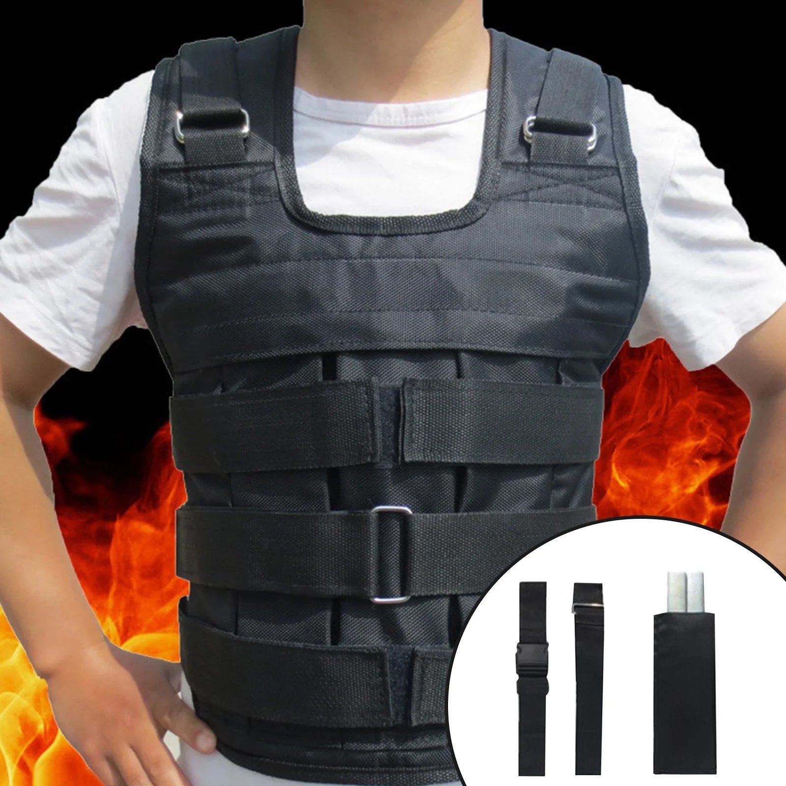 Weighted Yoga Running and Set Adjustable Training Dice Fitness Wooden ZiSUGP Effective for Vest