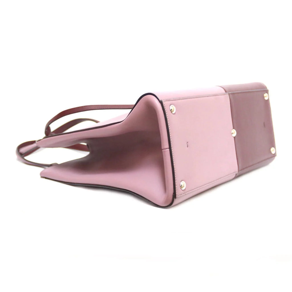 Leather FENDI Shoulder Pink Pre-Owned Bag Women's Fendi (Fair)
