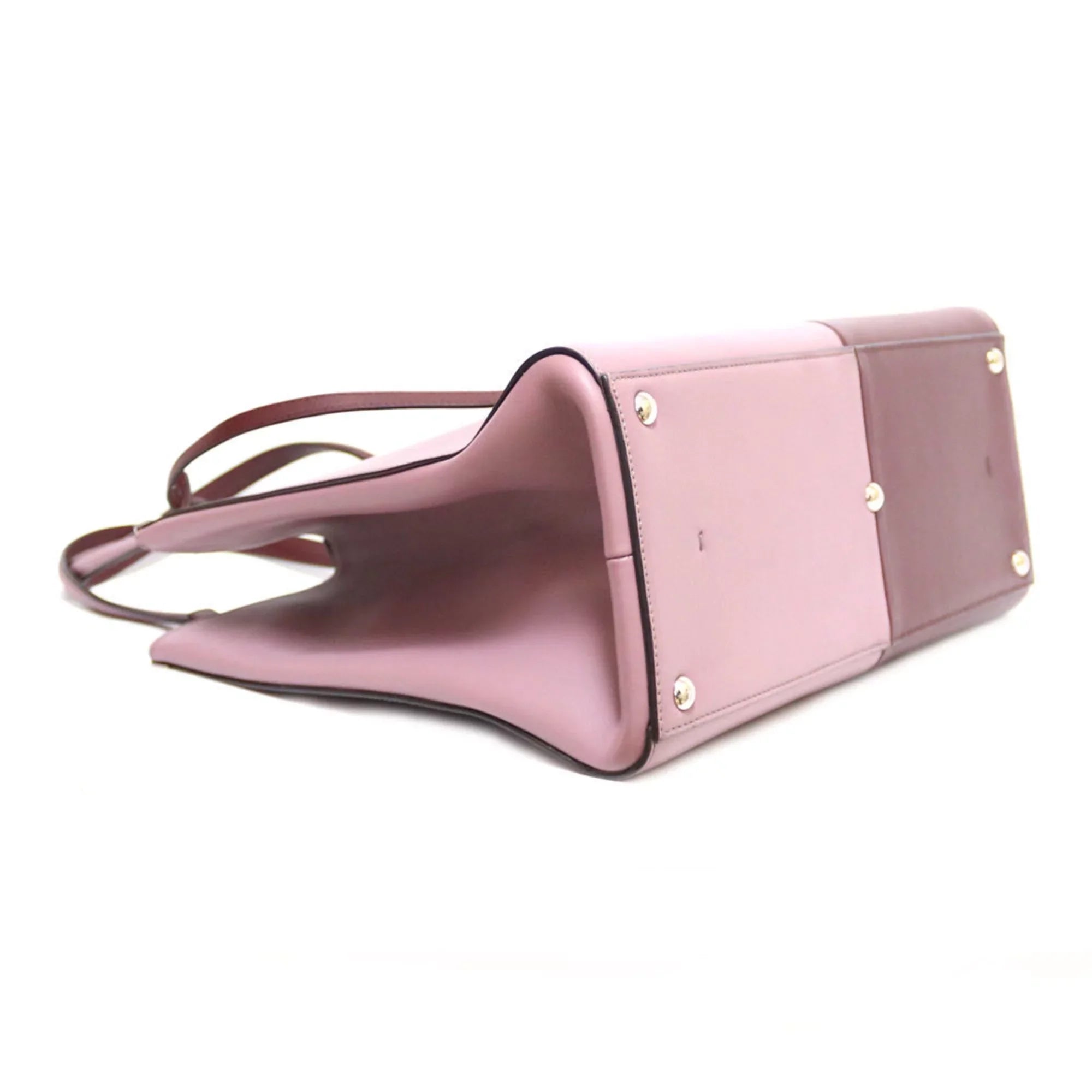 Leather FENDI Shoulder Pink Pre-Owned Bag Women's Fendi (Fair)