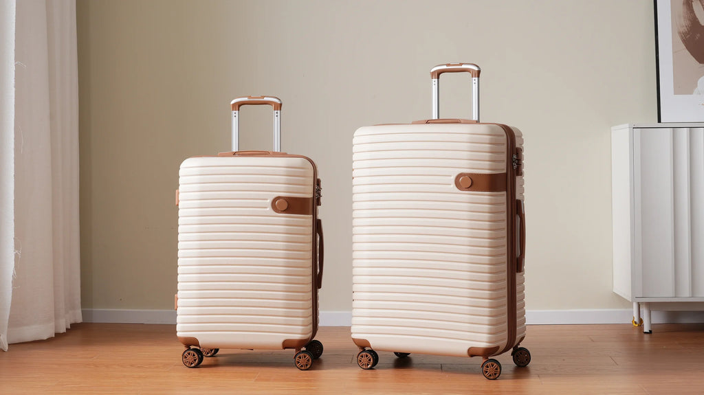 Suitcases Travel Hard Men Expandable with Shell Spinner Suitcase Luggage ABS 4 16''20''24''28'' With for TSA Women Packing Piece Cubes, Wheels 4 Lightweight Lock, Luggage Set Set,