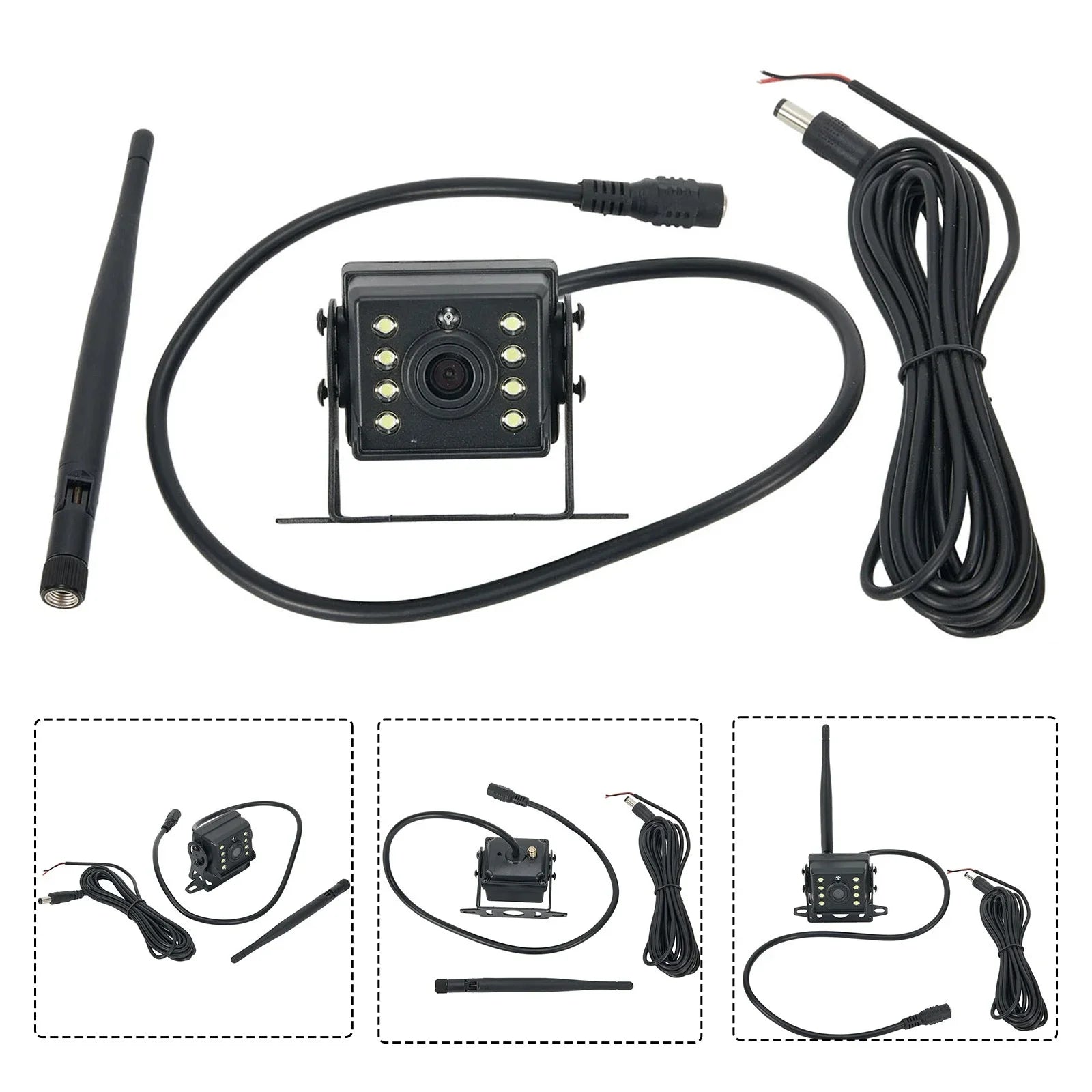 Truck Camper Reversing Rear WIFI Camera View Bus Trailer Wireless shockproof RV
