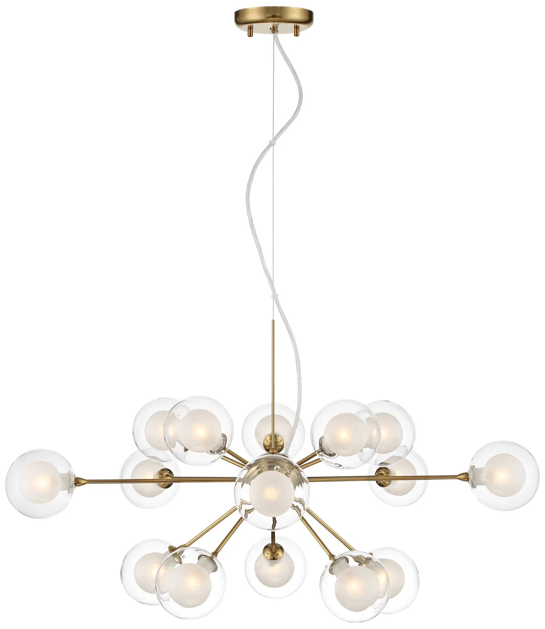 for Room Fixture Euro Antique Dining Shade Spheres Chandelier Kitchen Wide Sputnik Mid Possini Brass 15-Light 30" Island Design Century Modern Glass