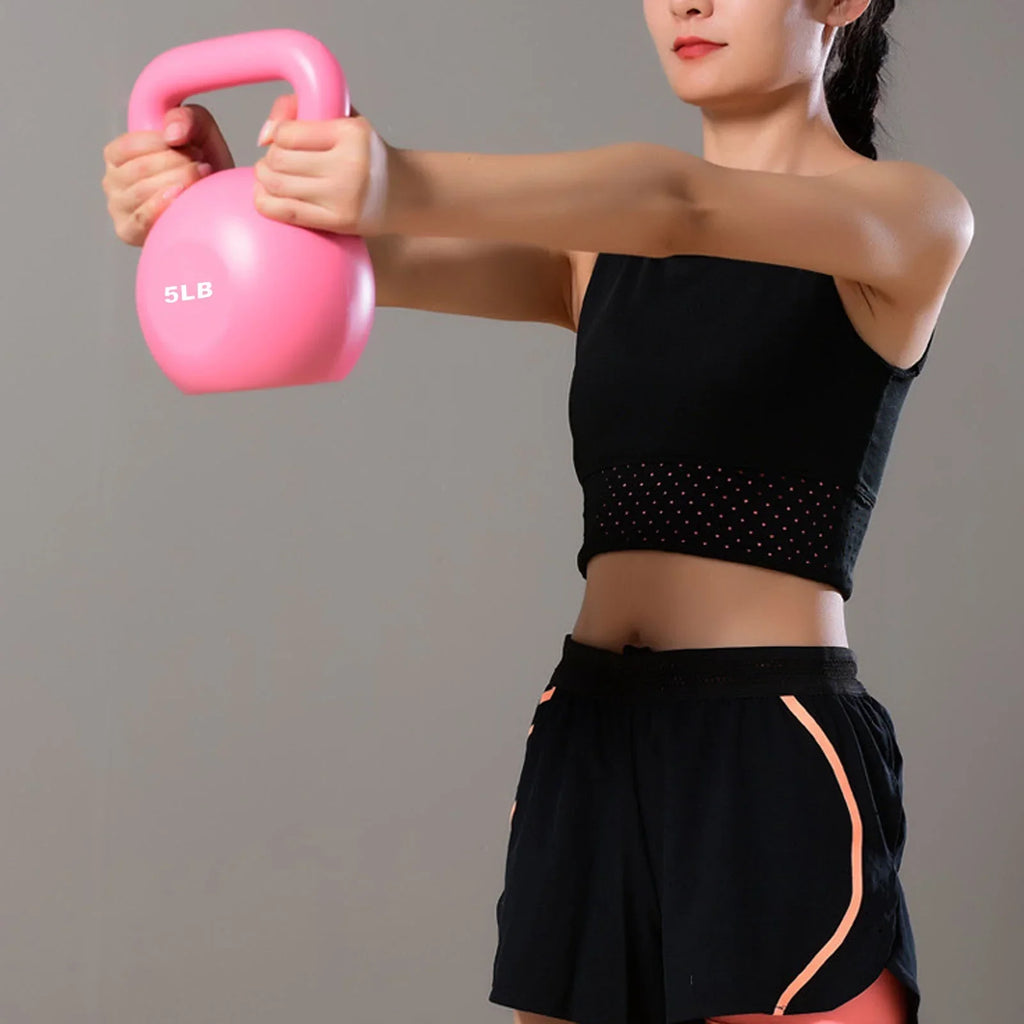 Weight Strength Men Functional Women PE for Fitness Plyometrics Pink for Goldmeet 5LB Exercises Kettlebell Training