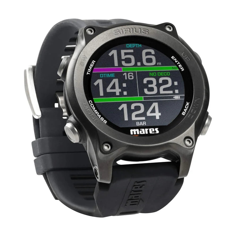 Sirius Mares Computer (Black/Black) Dive