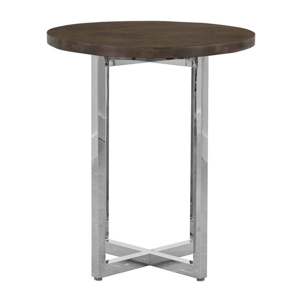 Bar Modus in w Wood Taupe Round Amalfi Table 32" Top