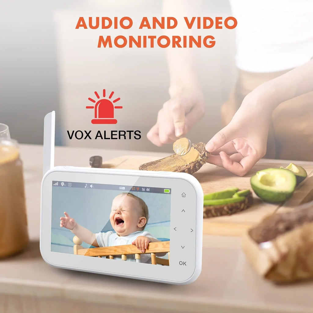 Capabilities 4.5" Recording BM1 IPS Display Baby w/ Rexing Monitor