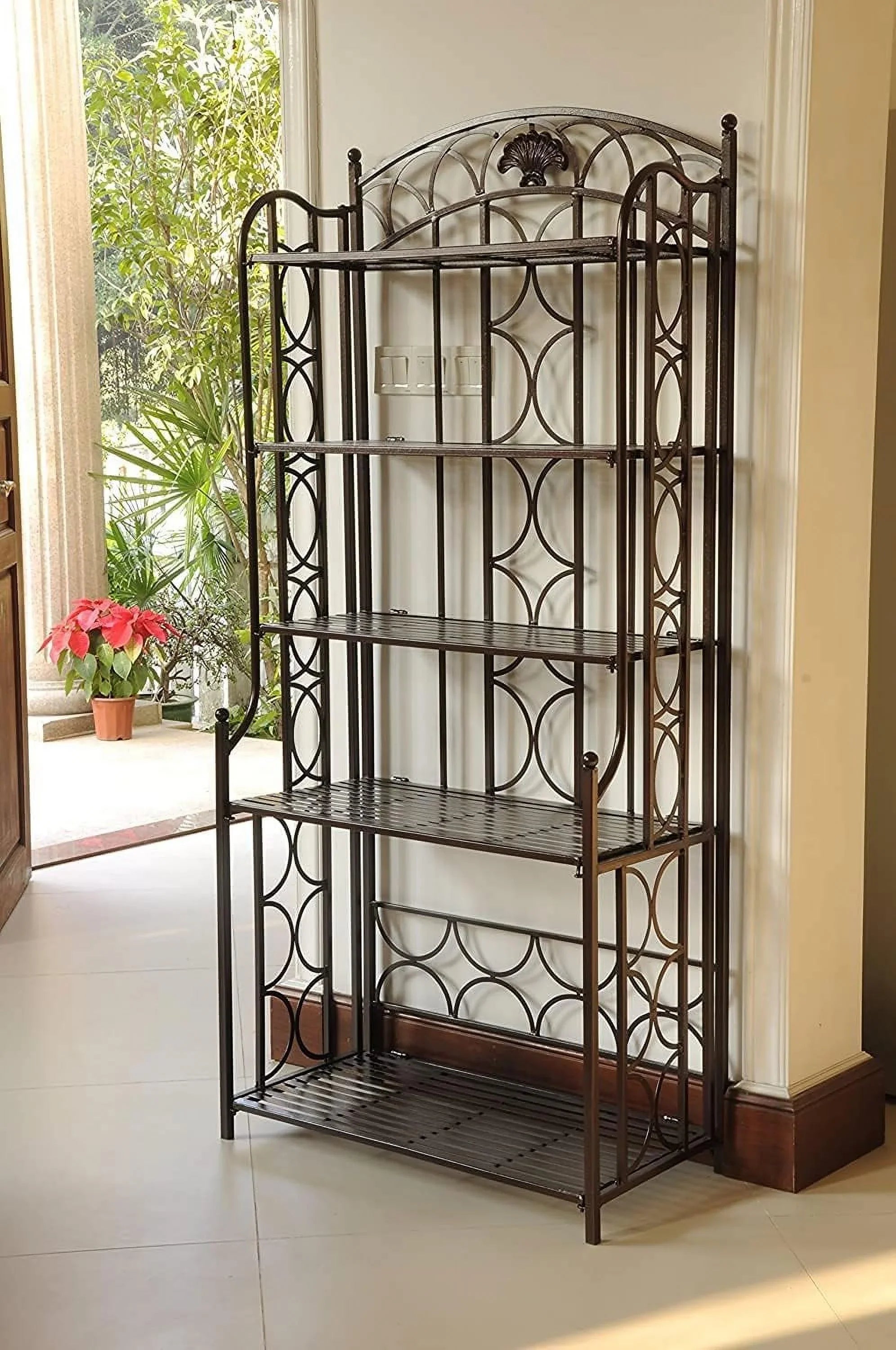 D Space-Efficient Area X For Dining 4" Kitchen, W Indoor/Outdoor Allows Rack Baked Bakers For Good Pantry Or Cooling Goods, X Iron Ventilation, 32" 70"