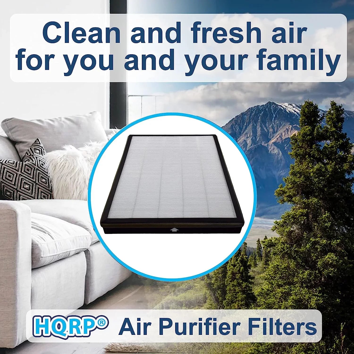 Air Filter HQRP 2.0 Purifier Rabbit SPA-550A BioGS Cleaners fits Air SPA-625A Air