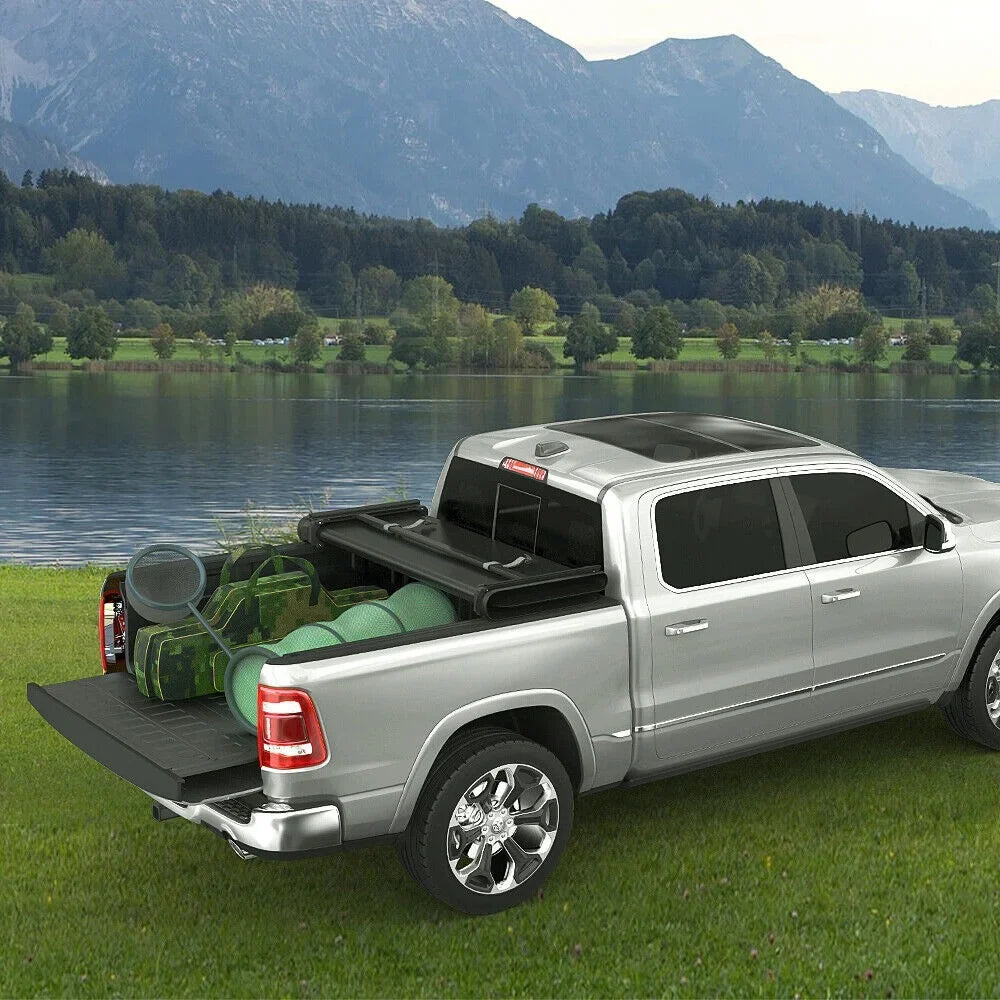 Truck Bed Cover 2019 2020 Ranger ft 2022 Tri-fold 2021 2023 for Ledkingdomus Bed Ford 5 Soft Tonneau