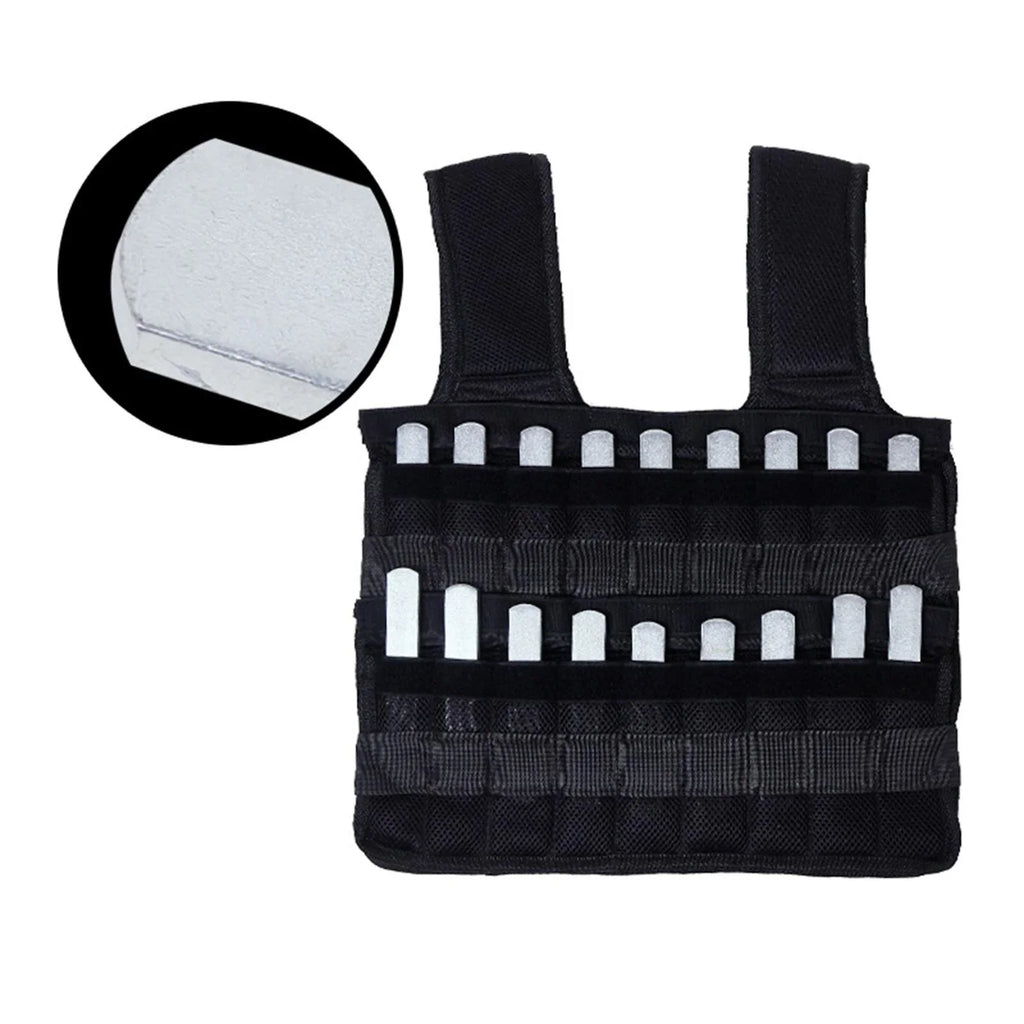 Max Slim Vest Design Vest Body Loading 18 Pockets Fitness yotijar 3kg Weight Loading