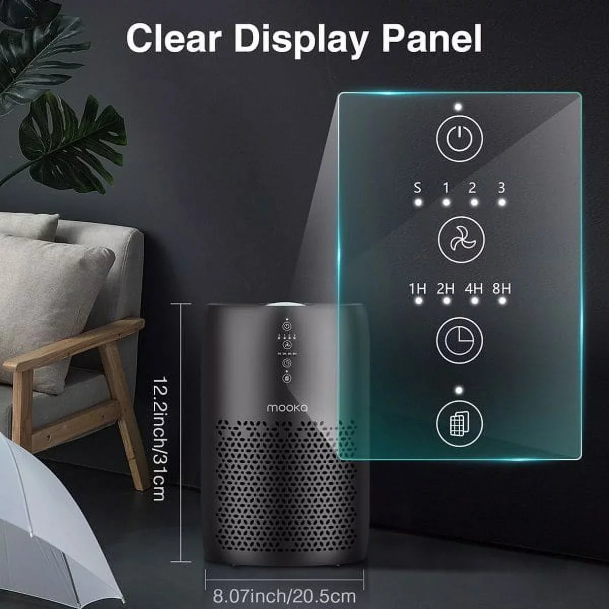 ft, Home 861 for HiSmartLife Air Large for sq Air HEPA H13 Office Cleaner Room Bedroom Filter Purifier