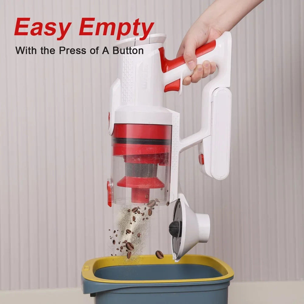 Floor Cleaner, Stick Runtime, 8 Hard Vacuum for Wnkim 50 Lightweight Power with Cordless Display, Pet Vacuum M10 Handheld Hair 28kPa LED Vacuum in to Suction Carpet 1 Smart Home, Up