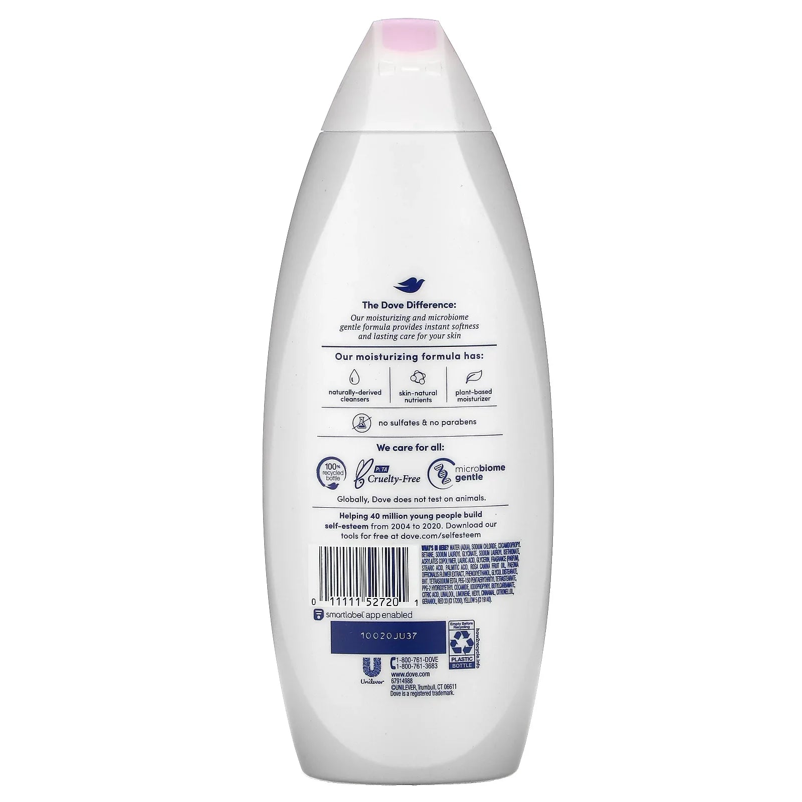 Cream Peony, Pack and 2 Dove Sweet Body 22 Wash, Pampering oz, Purely