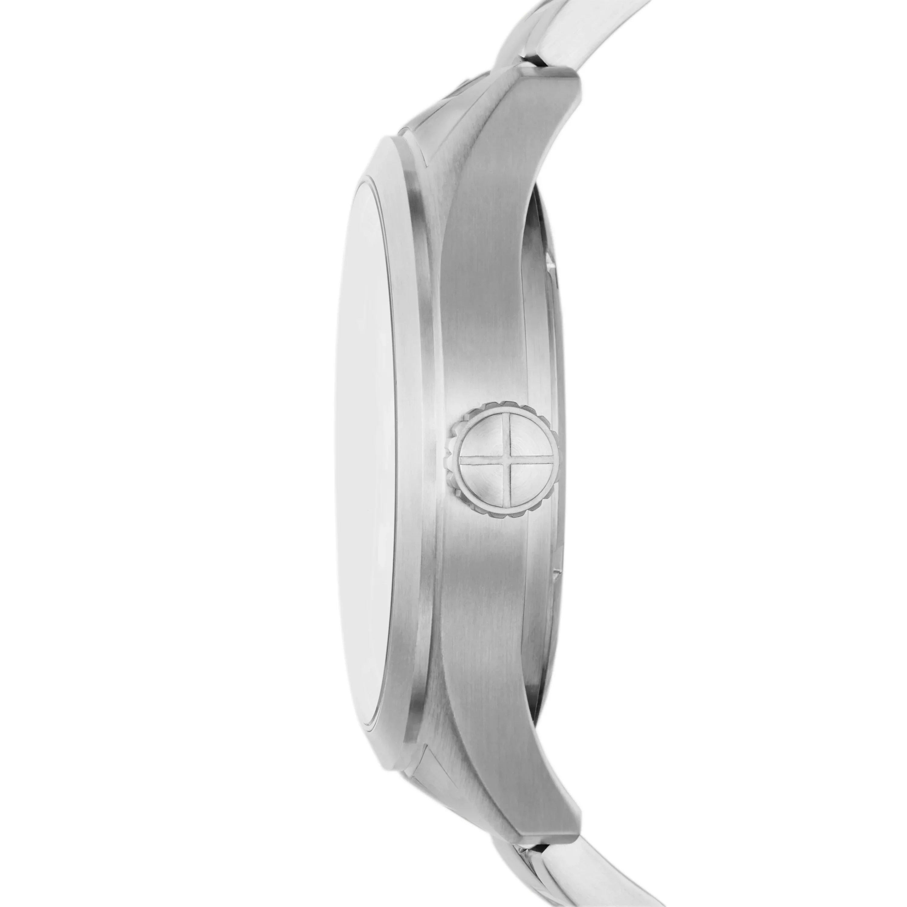 Stainless Defender Steel Fossil Men's Solar-Powered Watch