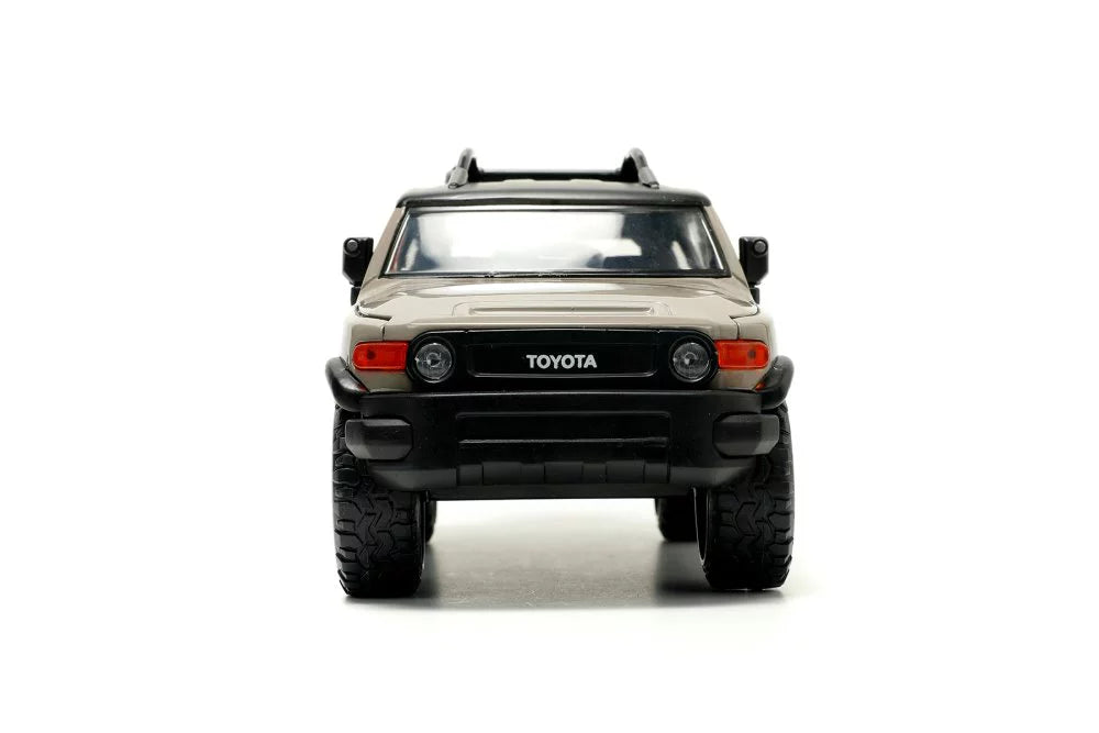 Jada w/ Toyota scale 1/24 Roof Rack Cruiser Diecast Beige Toys FJ Car 34008 - - and Extra Wheels,