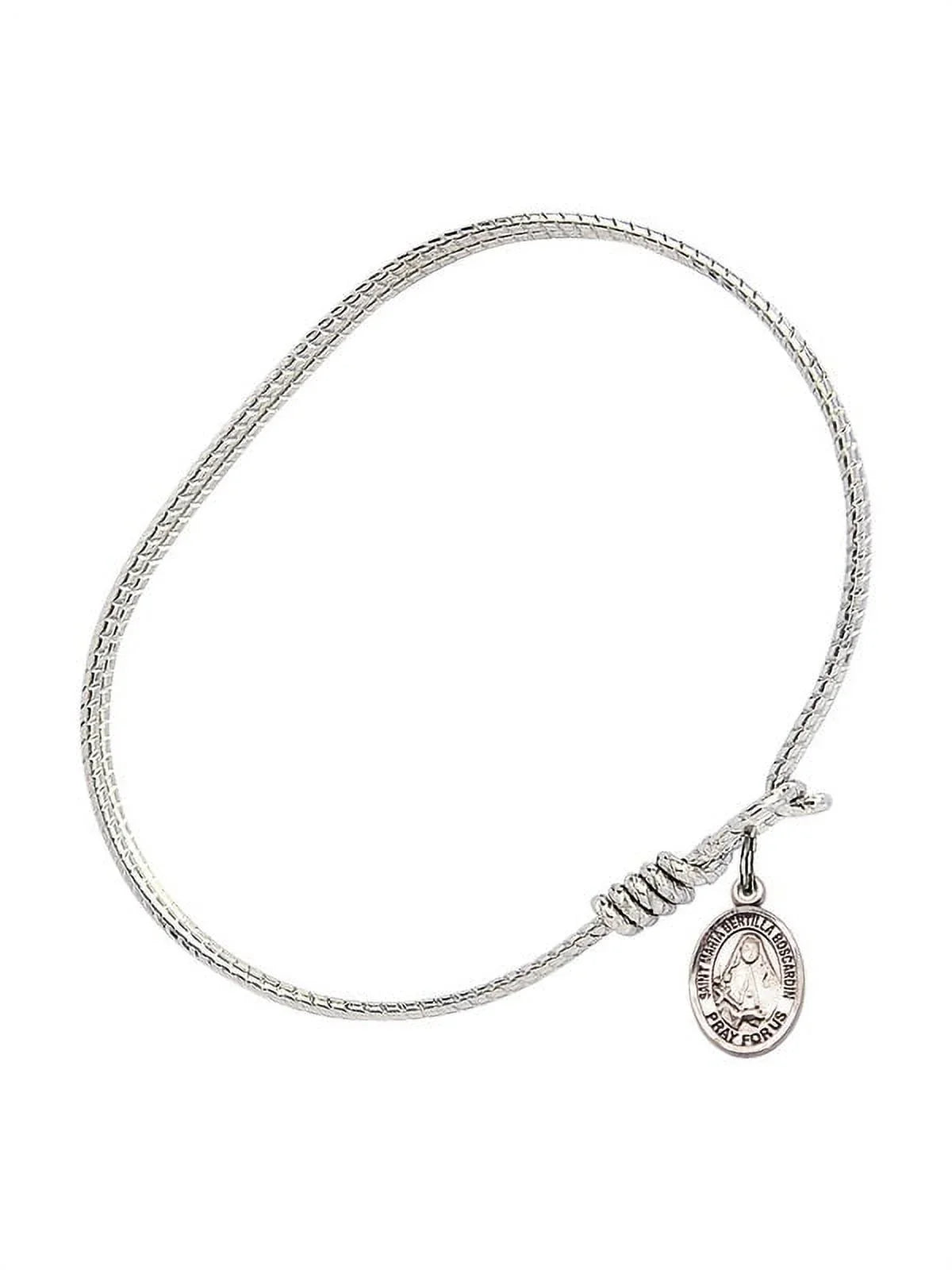 Eye Oval Bertilla Bracelet Boscardin in St. Hook 1/4 Sterling 6 inch Bangle w/ Silver Maria