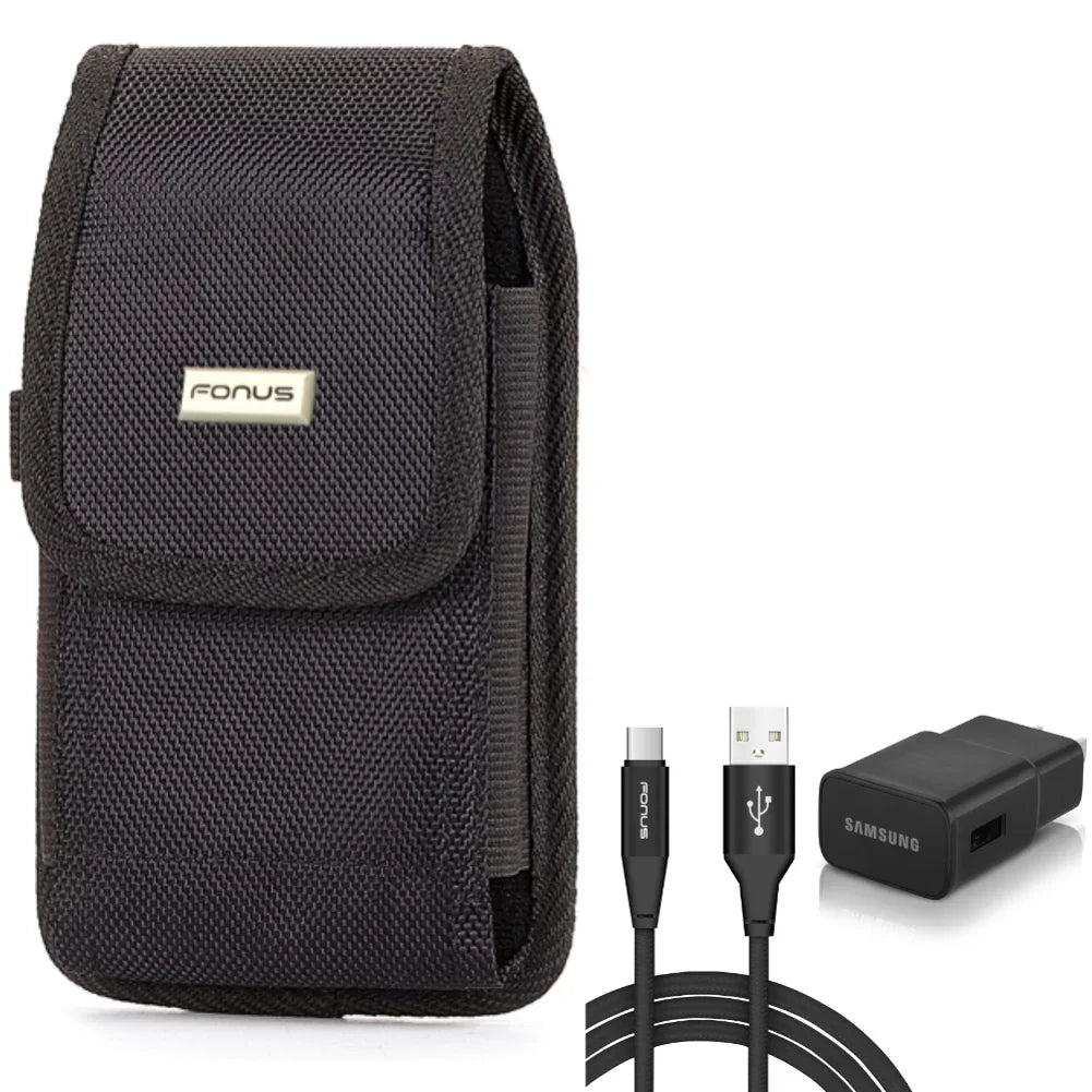 Clip Axon Redmi Type-C Rugged Pro, Case 10, for Cable Fast 6ft w 9T Prime Z Mi Max Note 5G 11 Blade - Pro, Holster Xiaomi 7 10 2S X1 10 Home USB Belt ZTE Charger