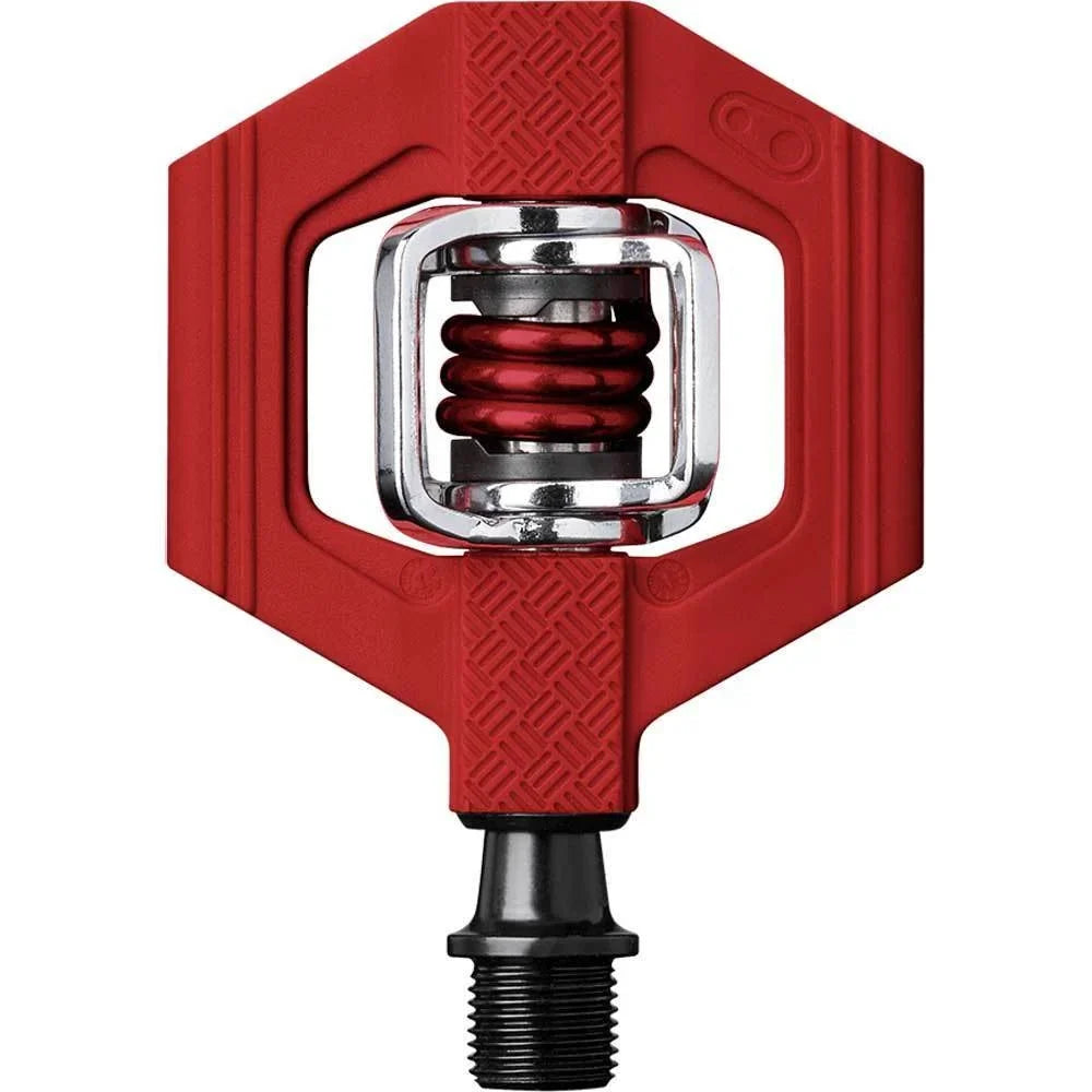 Shoe Shields and Cleats Candy Bundle Bike with Crankbrothers 1 Pedals (Red)
