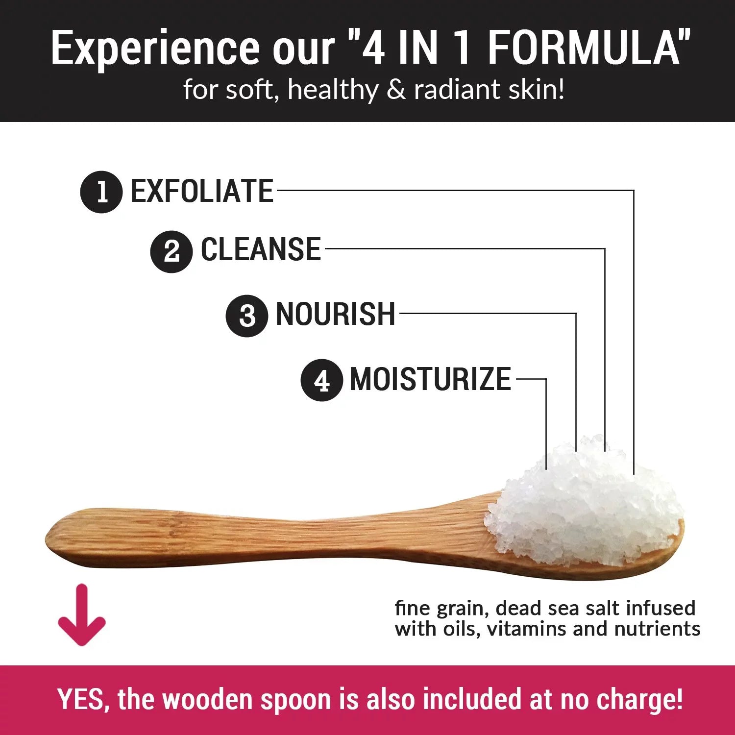 FREE & SANDALWOOD Organic Mini Infused 16oz Spoon, & Loofah Sea Oils Bar Nutrients - Large Dead Body Salt BODY Scrub Premium Soap Wooden Organic - pureSCRUBS SCRUB Pure Essential + Exfoliating Set