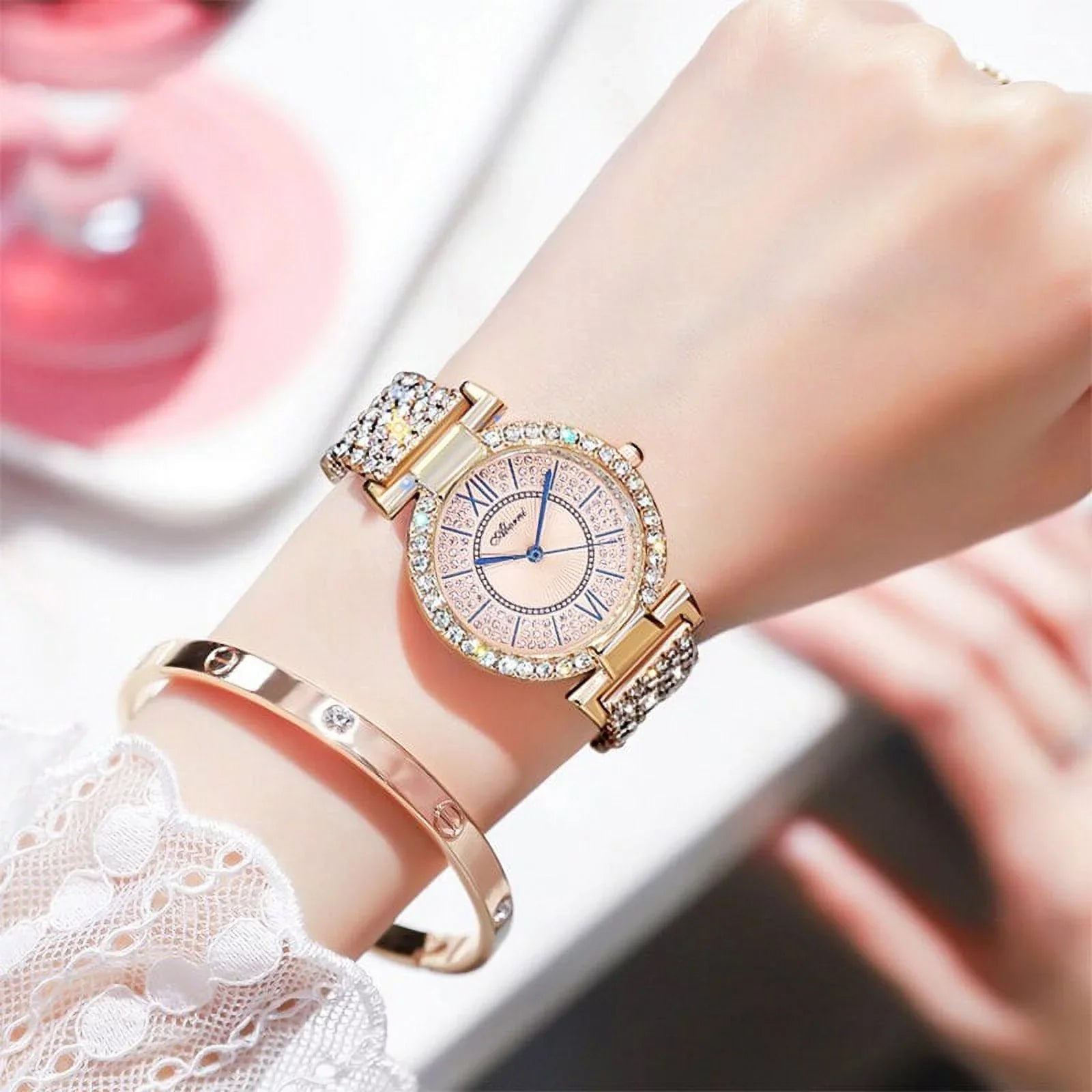 For Fashion Watches Zegarek Luxury Waterproof 2022 Brand Moda Diamond Quartz Ladies Skmei Dropshipping Gifts Mujer - Wristwatches Quartz Women Watch