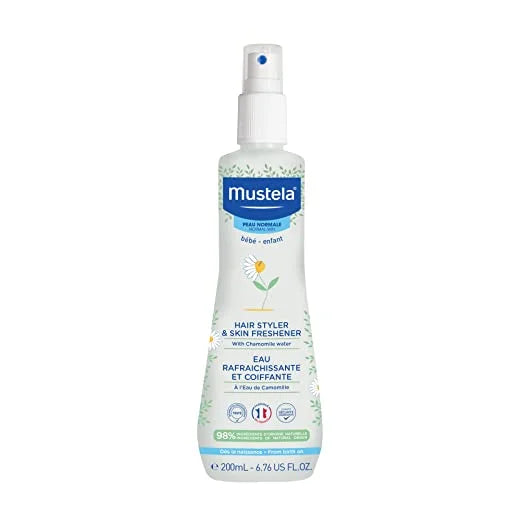 Natural Baby - - Hypoallergenic Chamomile & 6.76 Avocado Water Skin & Freshener oz. Vegan fl. - Hair Mustela & Styler with