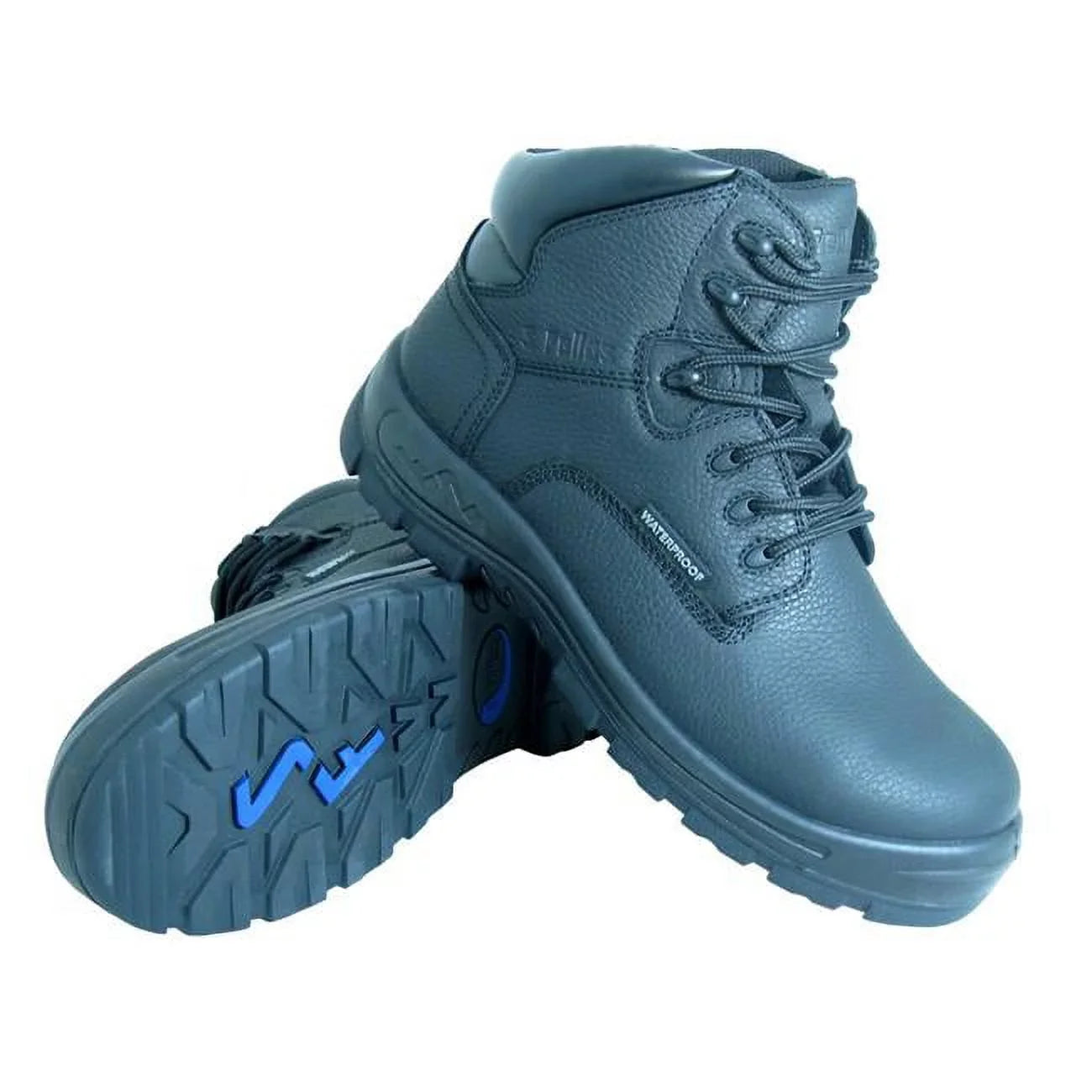 Waterproof in. 6 Comp Size Men's 7.5 Black Boot Work - Hiker Poseidon Toe
