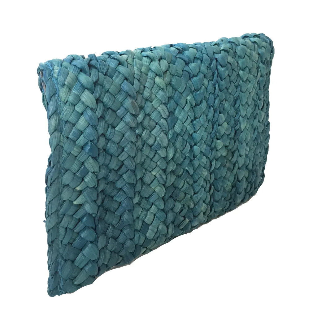 Envelope Clutch, Culture Fashion Blue Ocean Eliza Straw Crochet