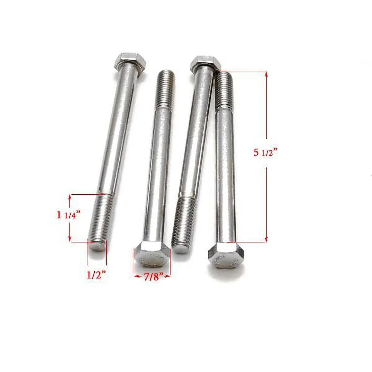 Outboard | Bolts 4) (Set Boat Mercury of Mounting HHCSS1/2C5.5 Engine
