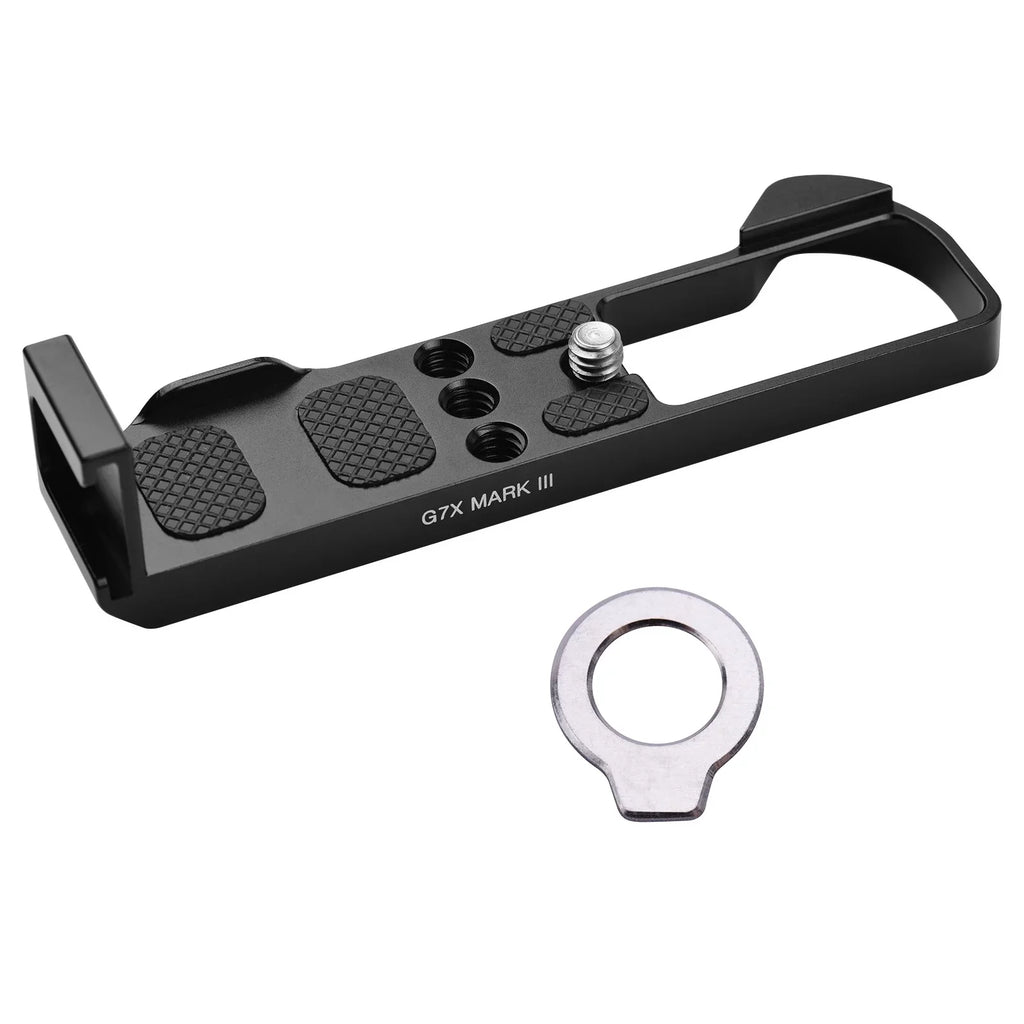Replacement III Plate 1/4 Shoe 3/8 L Mount Accessories Wrenches with for Release Camera Camera Quick Threaded Holes Mark Suzicca Cold G7X Canon