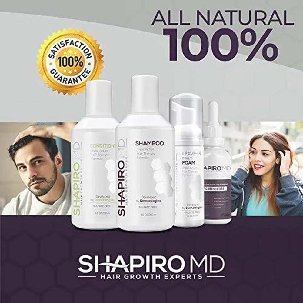 Vegan ounce Shapiro DHT MD Hair Month) Loss Formula 8 Fighting Shampoo, (1 for Thinning Hair,