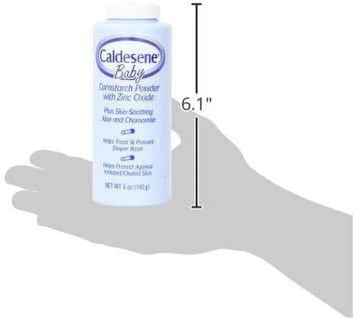 5 Cornstarch Pack Each Oxide Baby Caldesene Powder With Zinc oz 2