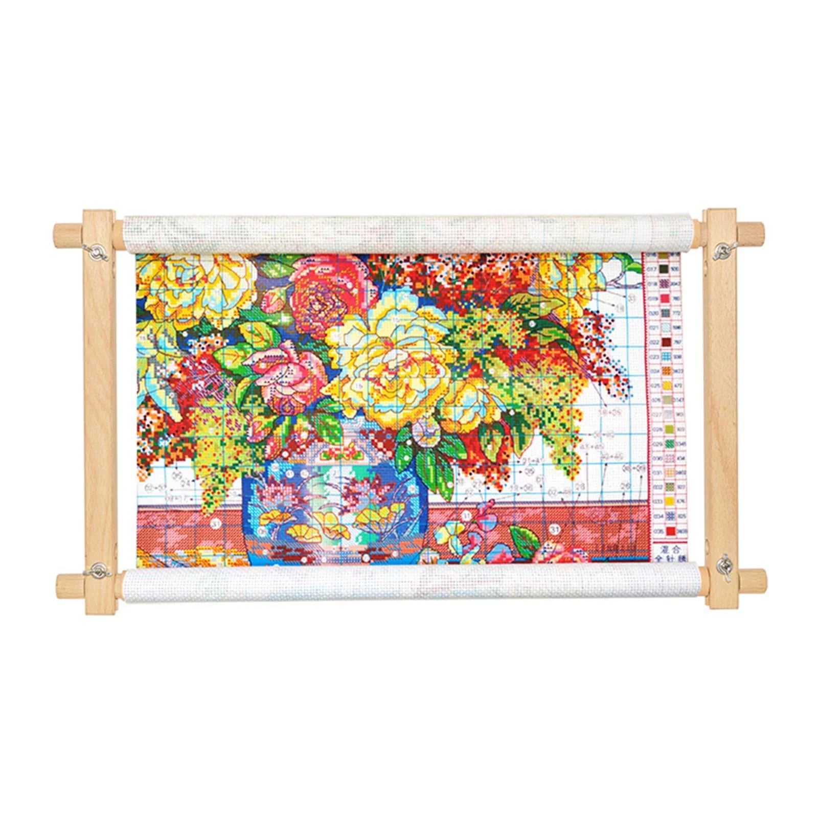 Tapestry Quilting Embroidery 1X Stitch Holder Cross Hoop Frame Scroll