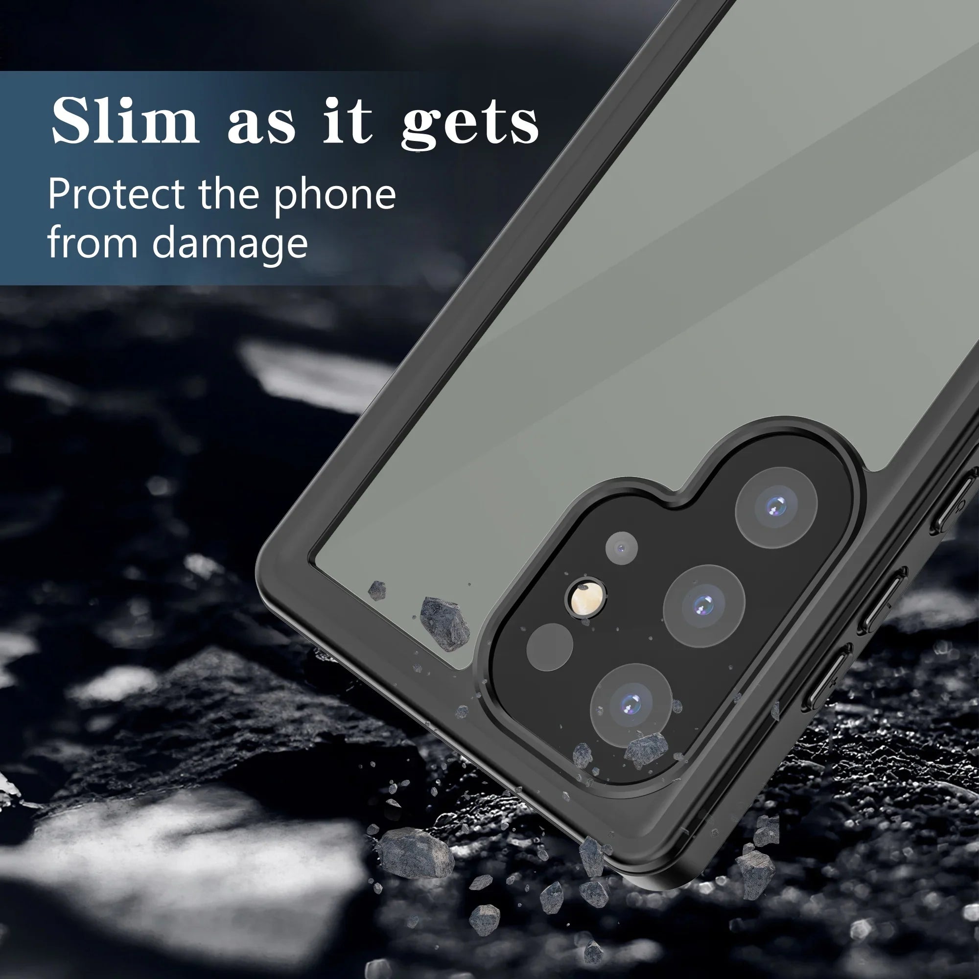 Phone Heavy Black Samsung Shockproof 5G for Protector 360° IP68 Protection Military for Underwater Screen Ultra, Galaxy Cowithday Case Cover Waterproof Body 2024, Duty S24 with Galaxy Ultra S24 Full