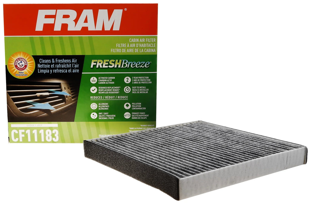 Select JEEP Arm Jeep Dodge GRAND Vehicles for and Fits Breeze & Filter 2011-2018,2020-2022 Cabin Air Baking FRAM Fresh CF11183, CHEROKEE select: Soda, Hammer with