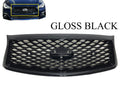 Bumper Camera Infiniti 2021 Front Grille Gloss 2018 2023 And Sensor 2022 With Sport With Q50 Holes 2019 Upper Option Compatible Q50s Black 2020