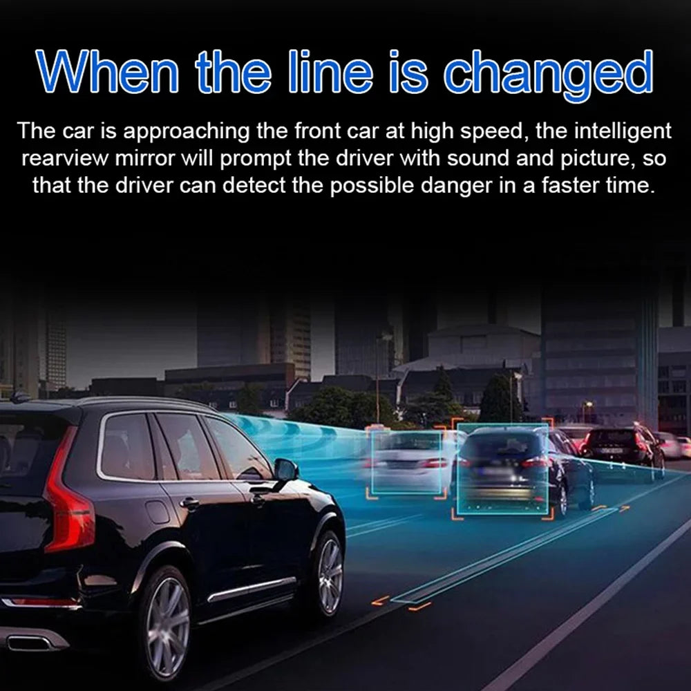 170 Video Degree - Experience - Recorder Dash Vision, 10.26in Enhance Navigation and Car Lens DVR, Angle, Car GPS Camcorder Navigation Multi-language Wide Your Safety Cam: Dual Car Night