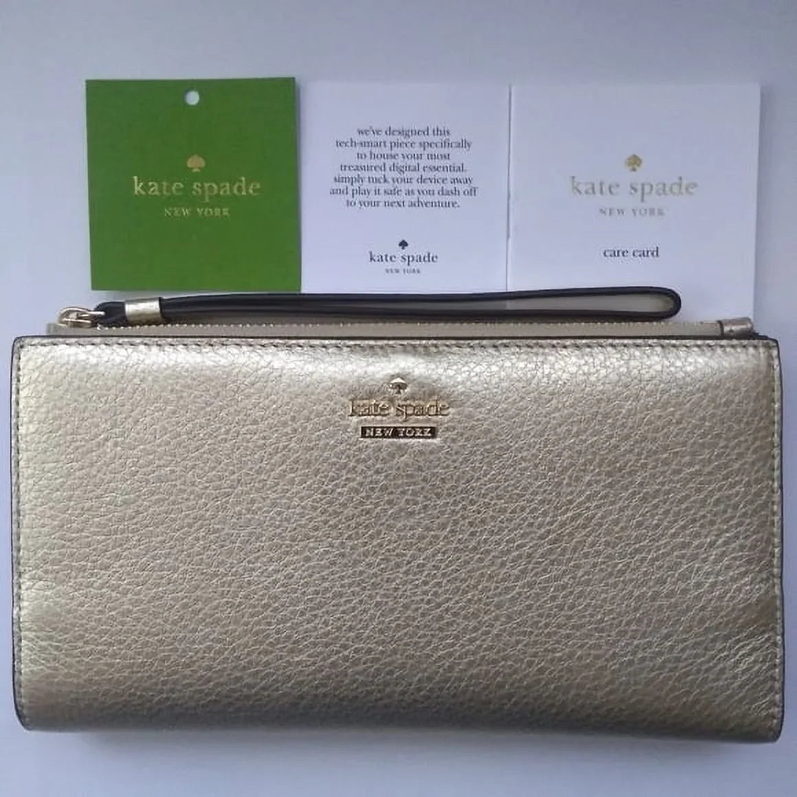 Spade Gold Wristlet Blake Street Eliza Wallet Dot Kate