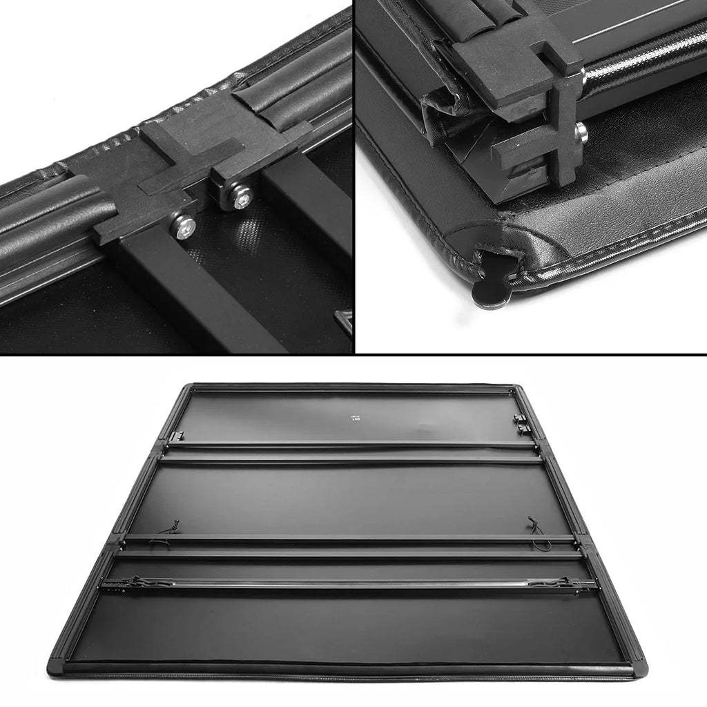 Auto Drive Bed Bed Soft 6.5Ft Fits Tonneau Tri Tundra Cover 22-23 Fold Truck Toyota