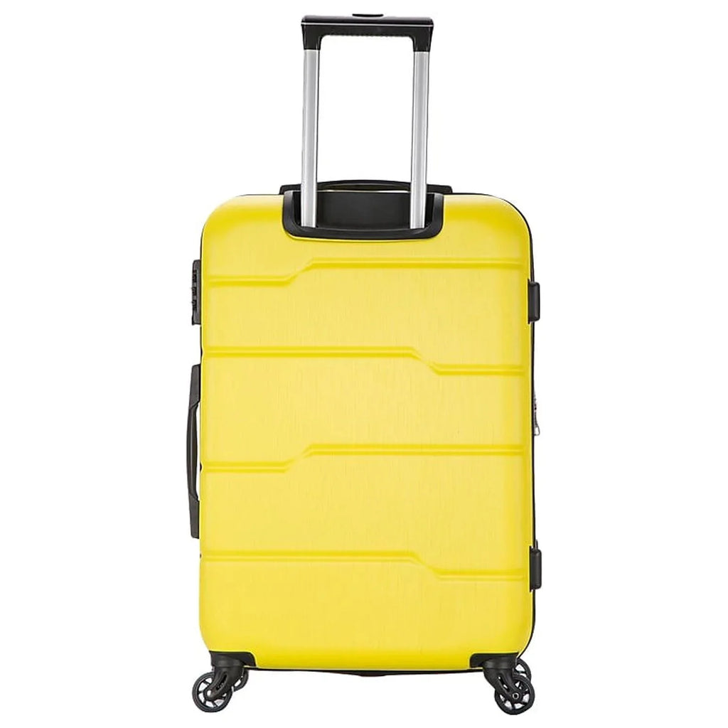 Luggage Yellow (DKROD00M-YEL) RODEZ Plastic DUKAP 4-Wheel Spinner